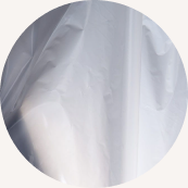 Close-up of plastic sheeting